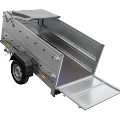 UNITRAILER Garden Trailer 200 Kipp Silber