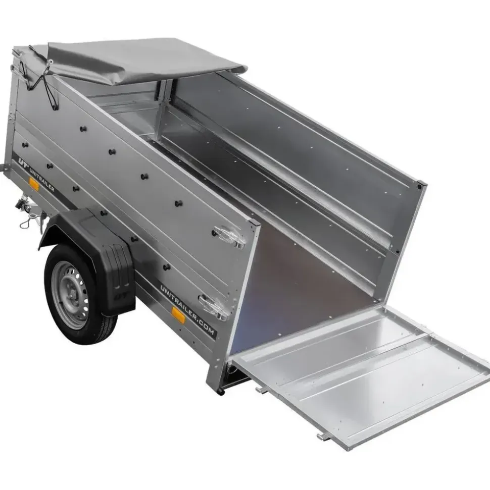 UNITRAILER Garden Trailer 200 Kipp Silber