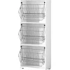 Uno Primo Schuhschrankkorpus 53 x 132 x 30 cm weiß / weiß