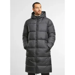 URBAN CLASSICS Long Puffer Mantel schwarz L