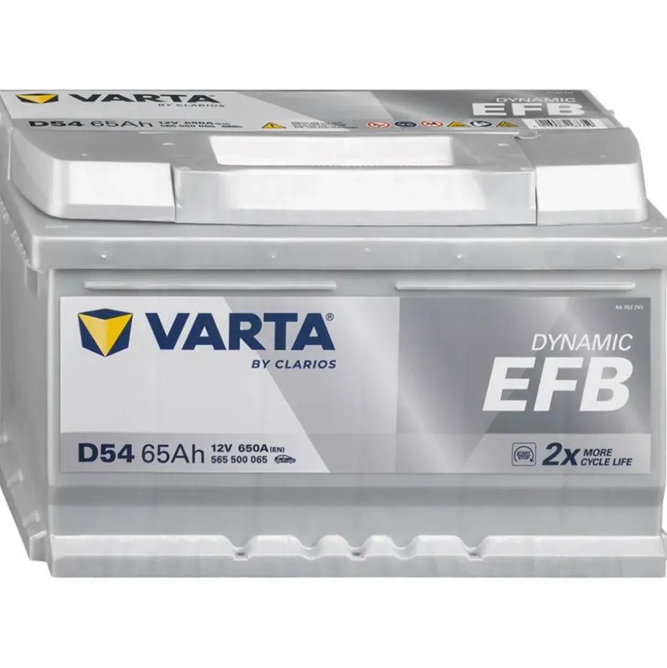 Varta D54 EFB 65Ah 12V