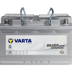Varta 570901076J382 Starterbatterie VARTA AGM XEV A7 für Autos mit hohem Energiebedarf