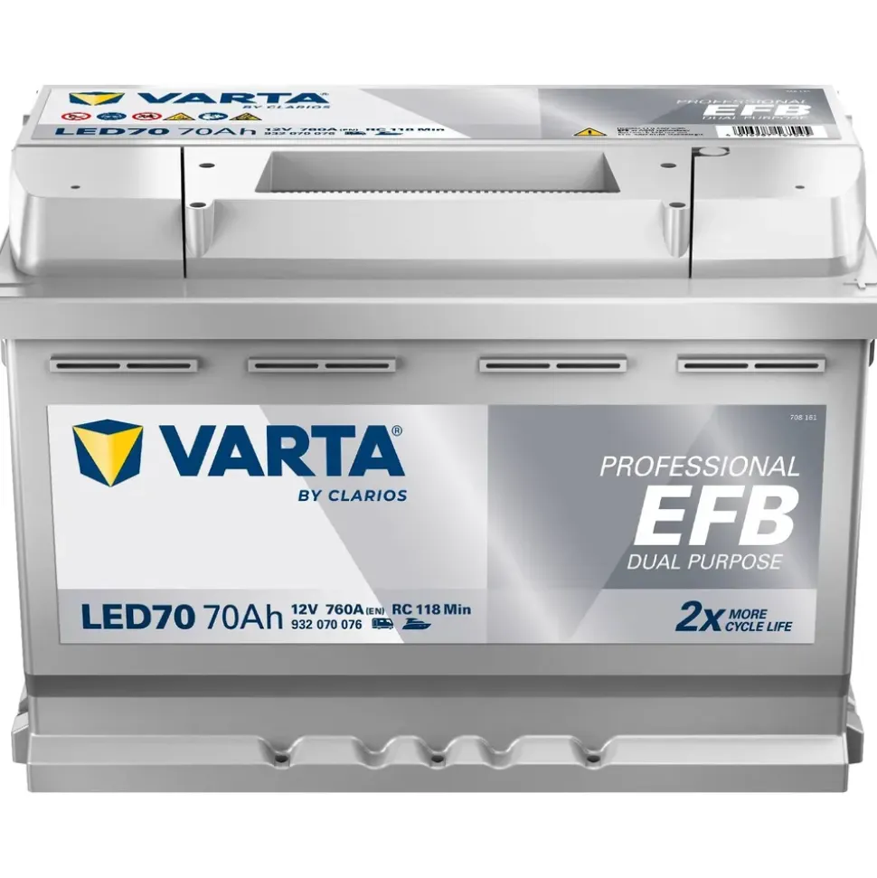 Varta LED70 EFB 70Ah 12V