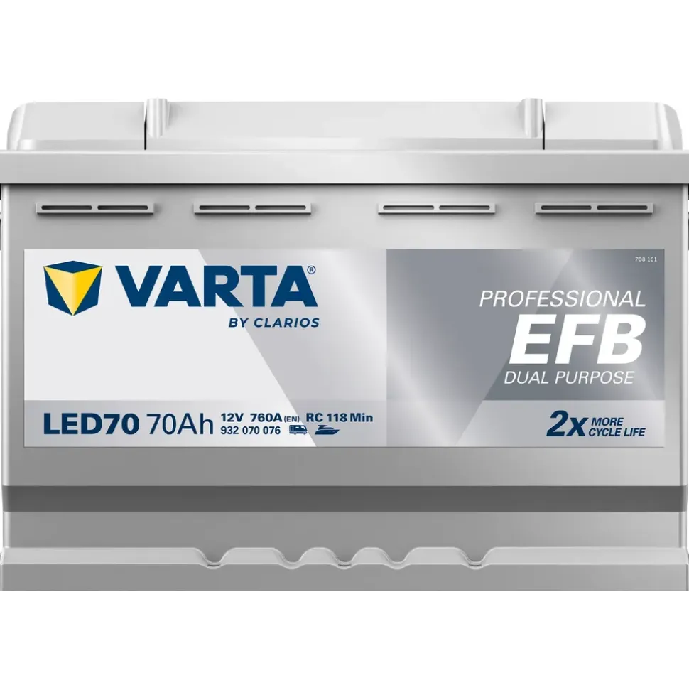 Varta LED70 EFB 70Ah 12V