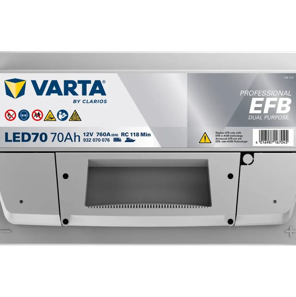 Varta LED70 EFB 70Ah 12V