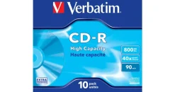 Verbatim CD-R 800MB 40x 10er Pack Jewelcase