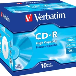Verbatim CD-R 800MB 40x 10er Pack Jewelcase