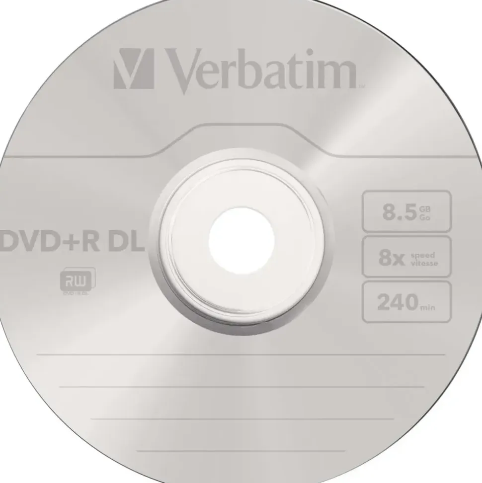 Verbatim DVD+R DL 8,5 GB 8x 25 St.