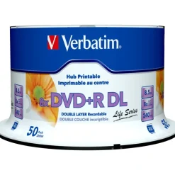 Verbatim DVD+R 8,5 GB 8x bedruckbar 50 St.