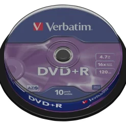 Verbatim DVD+R 4.7GB 16x 10er Spindel