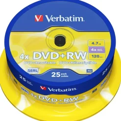Verbatim DVD+RW 4.7 GB 4x 25 St.