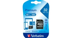 Verbatim microSDHC 32GB Class 10 + SD-Adapter