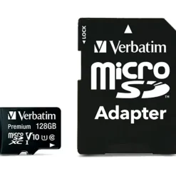 Verbatim microSDXC 128GB Class 10 + SD-Adapter