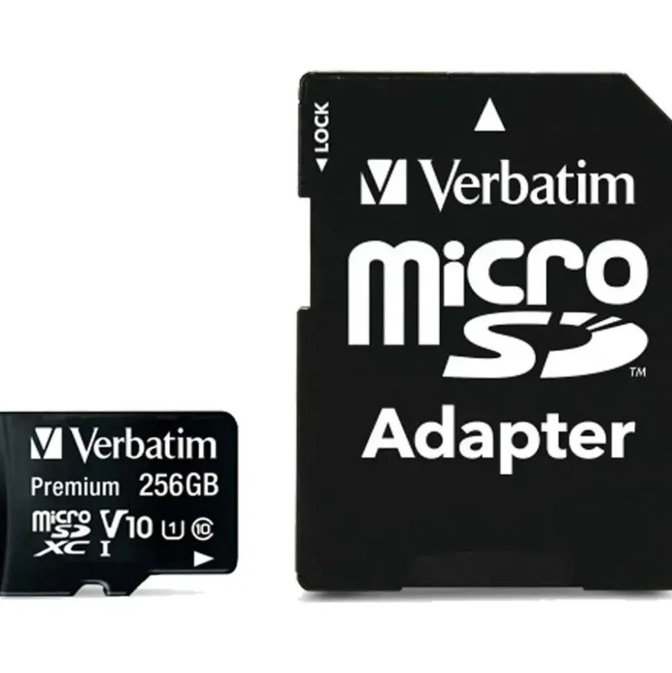 Verbatim microSDXC 256GB Class 10 UHS-I + SD-Adapter