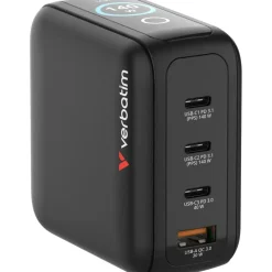 Verbatim Mini GaN Charger 140W Display