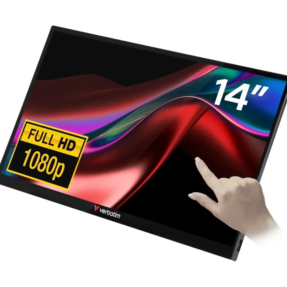 Verbatim PMT Portable Touchscreen-Monitor