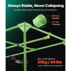 Vevor Growzelt 120 x 60 x 180 cm Grün
