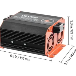 Vevor 12 V 30 A DC/DC-Batterieladegerät, 375 W, Ladegerät für Blei-Säure-, Lithium-, AGM-, GEL- & Nassbatterien, intelligentes mehrstufiges Laden, für Wohnmobile, Nutzfahrzeuge, Boote, Yachten