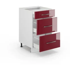 Vicco Badschrank 50 x 82 cm Rot