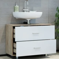 Vicco Ilias 80 x 60,8 x 33 cm sonoma/weiß