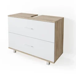 Vicco Ilias 80 x 60,8 x 33 cm sonoma/weiß