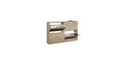 Vicco Luca 116,6 x 72,5 x 22 cm mit 4 Fächer braun