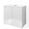 Vicco Waschbeckenunterschrank 60 x 56 cm Weiß Hochglanz