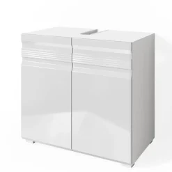 Vicco Waschbeckenunterschrank 60 x 56 cm Weiß Hochglanz