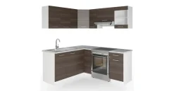 Vicco Winkelküche Rick L-Form 167 x 187 cm