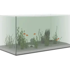 vidaXL Aquarium 54 l Zubehör Transparent