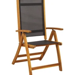 vidaXL Garten-Essgruppe 7-tlg. braun klappbar 41748