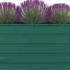 vidaXL Garten-Hochbeet verzinkter Stahl 100 x 100 x 45 cm Grün
