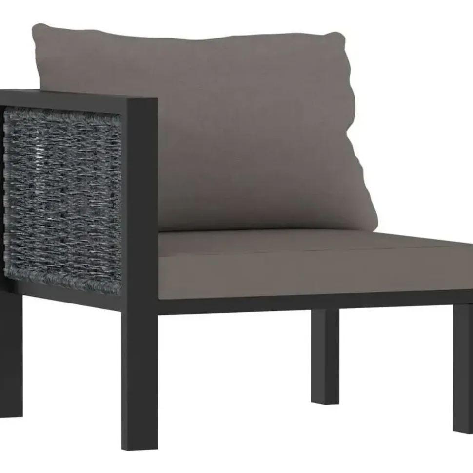 vidaXL Garten-Lounge-Set anthrazit 49401