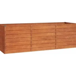 vidaXL Hochbeet Rostig 240 x 80 x 77 cm Cortenstahl