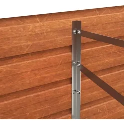 vidaXL Hochbeet Rostig 240 x 80 x 77 cm Cortenstahl