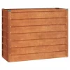 vidaXL Hochbeet Rostig 100 x 40 x 77 cm Cortenstahl