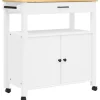 vidaXL Küchenwagen MONZA 84x40x90 cm Massivholz Kiefer