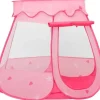 vidaXL Kinder-Spielzelt mit 250 Bällen Rosa 102x102x82 cm