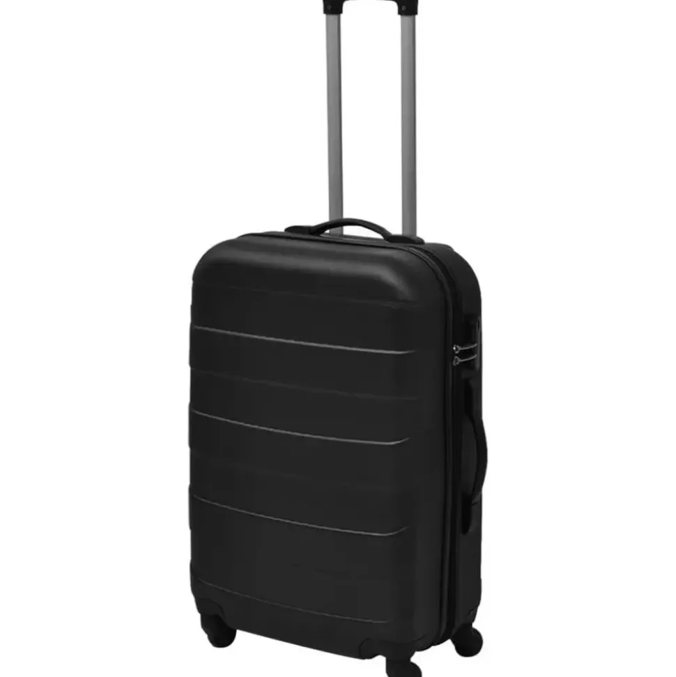 vidaXL Koffer-Set 3-tlg. schwarz