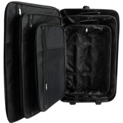 vidaXL Koffer-Set 5-tlg. schwarz