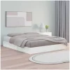 vidaXL Massivholzbett 180 x 200 cm Weiß