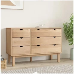vidaXL OTTA 111 x 73,5 x 43 cm Braun
