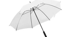 vidaXL Regenschirm Weiß 130 cm