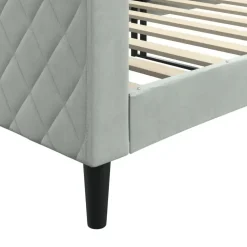 vidaXL Tagesbett 90 x 200 cm hellgrau