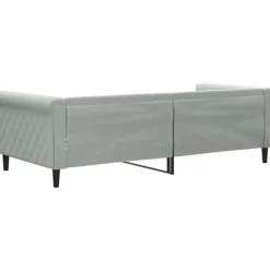 vidaXL Tagesbett 90 x 200 cm hellgrau