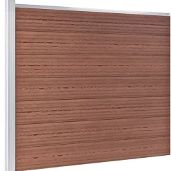 vidaXL WPC Zaunelement Set 526 x 146 cm
