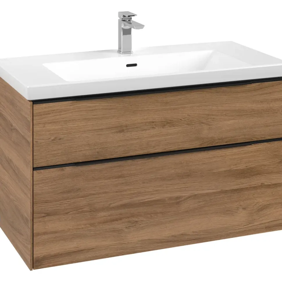 Villeroy & Boch Waschbeckenunterschrank 2 Auszüge 97,3 x 57,9 cm Beige