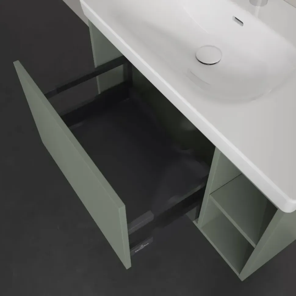 Villeroy & Boch Waschtischunterschrank 1 Auszug 77,2 x 43,6 x 43,9 cm Soft Green