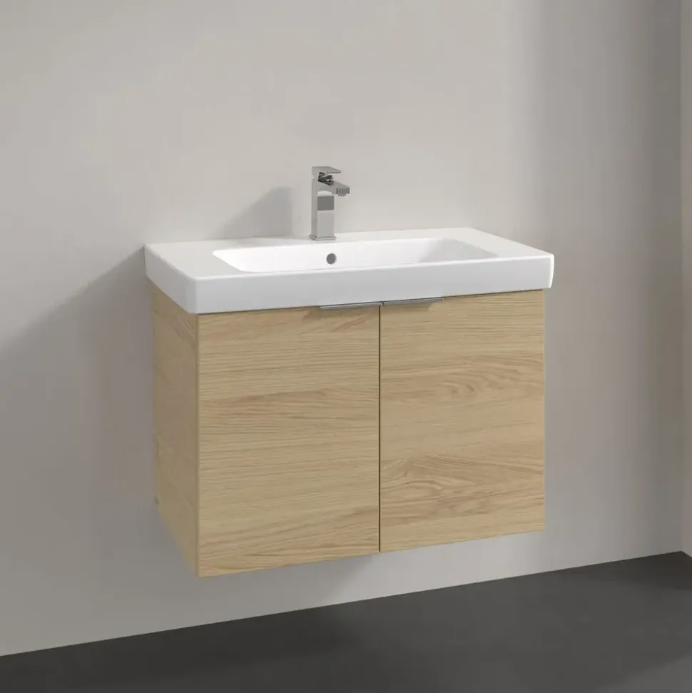 Villeroy & Boch Waschtischunterschrank 2 Türen 75 x 52 x 0 cm Eiche