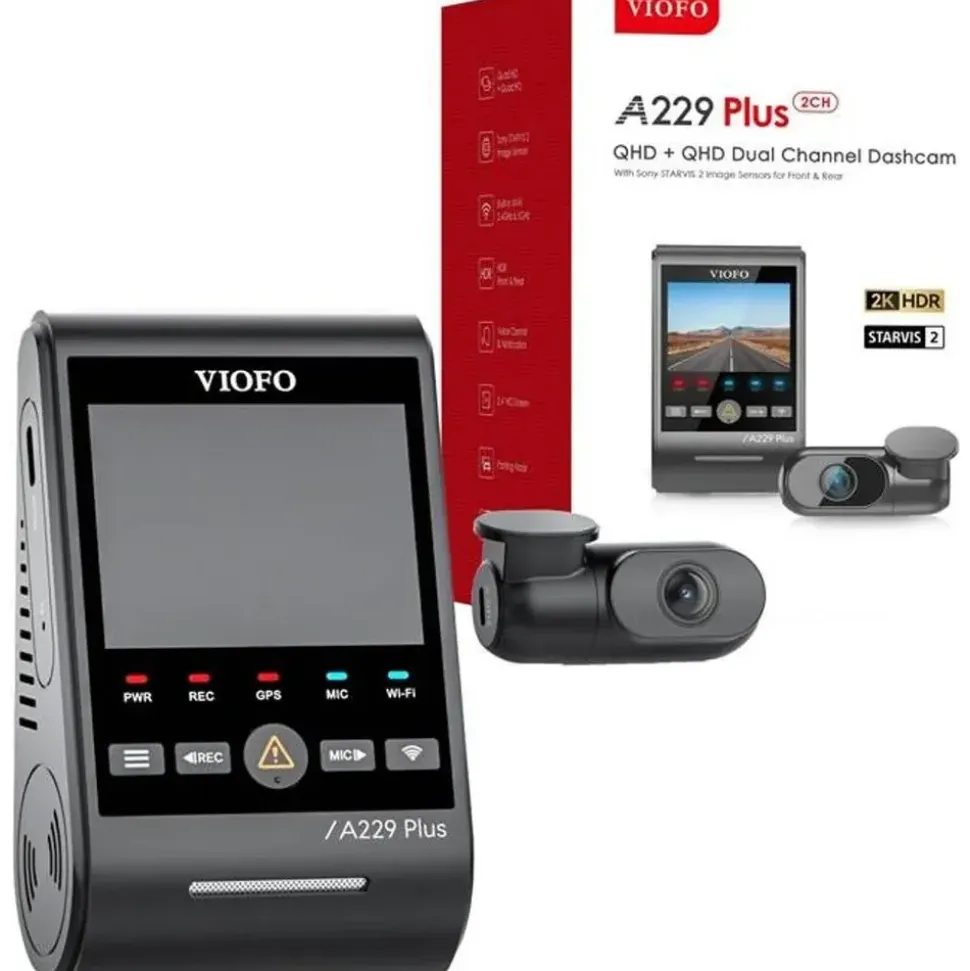 VIOFO A229 Plus 2CH 2K